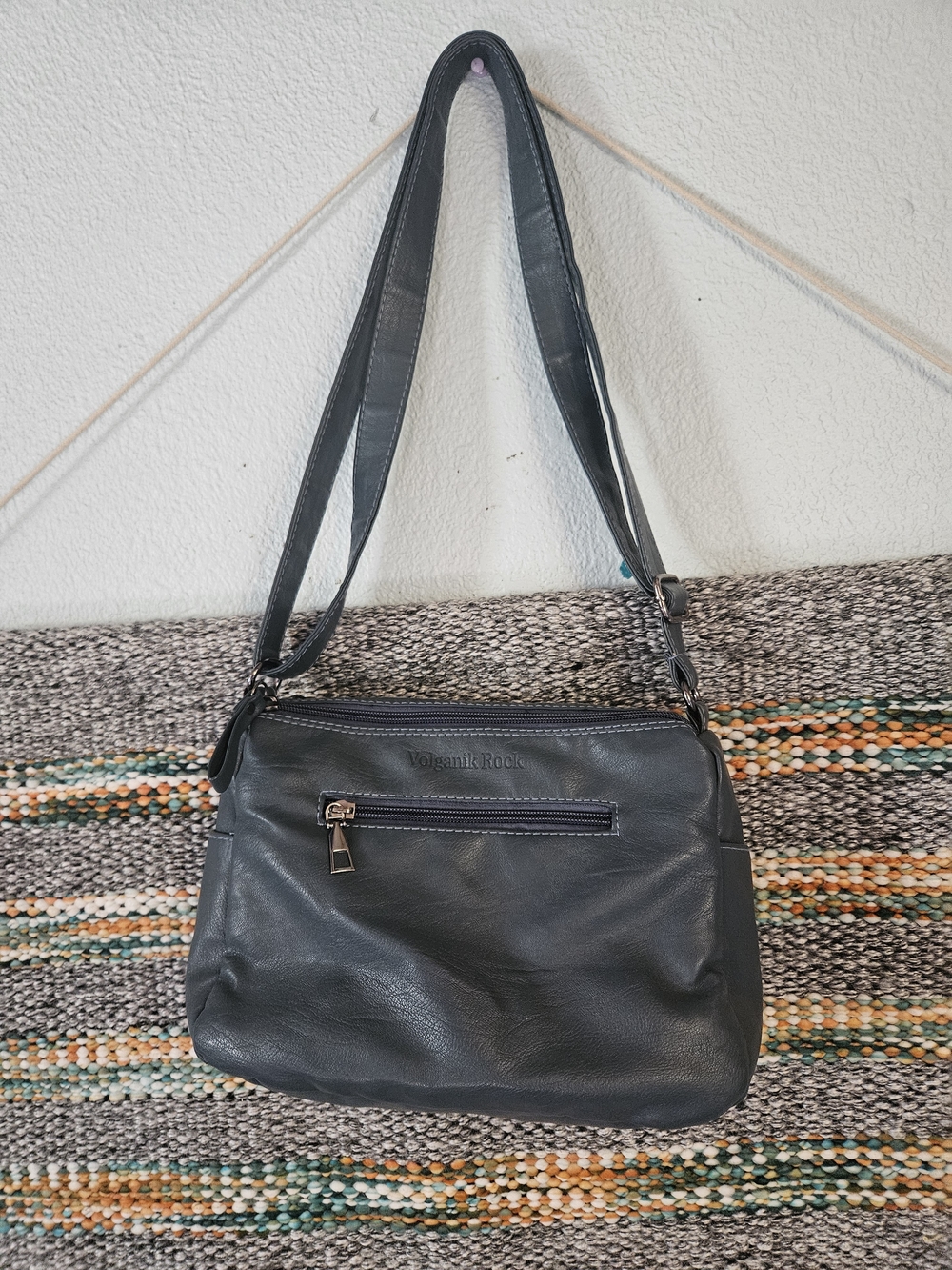 Black Leather Shoulder Bag